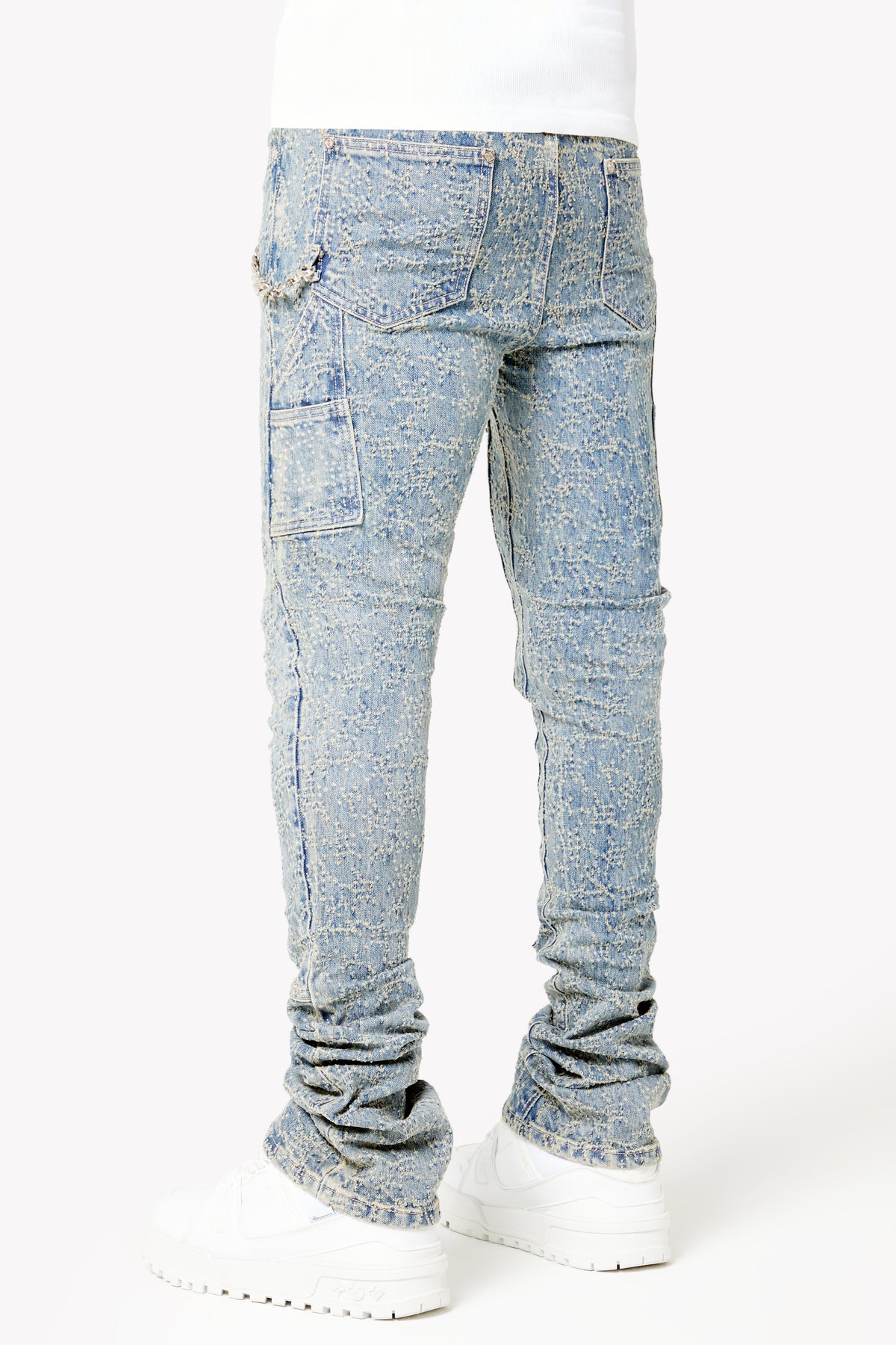 Jean Homme Denim Bleu Clair - Taille W32 L31 - Marque Blue Light - Occasion En Très Bon état