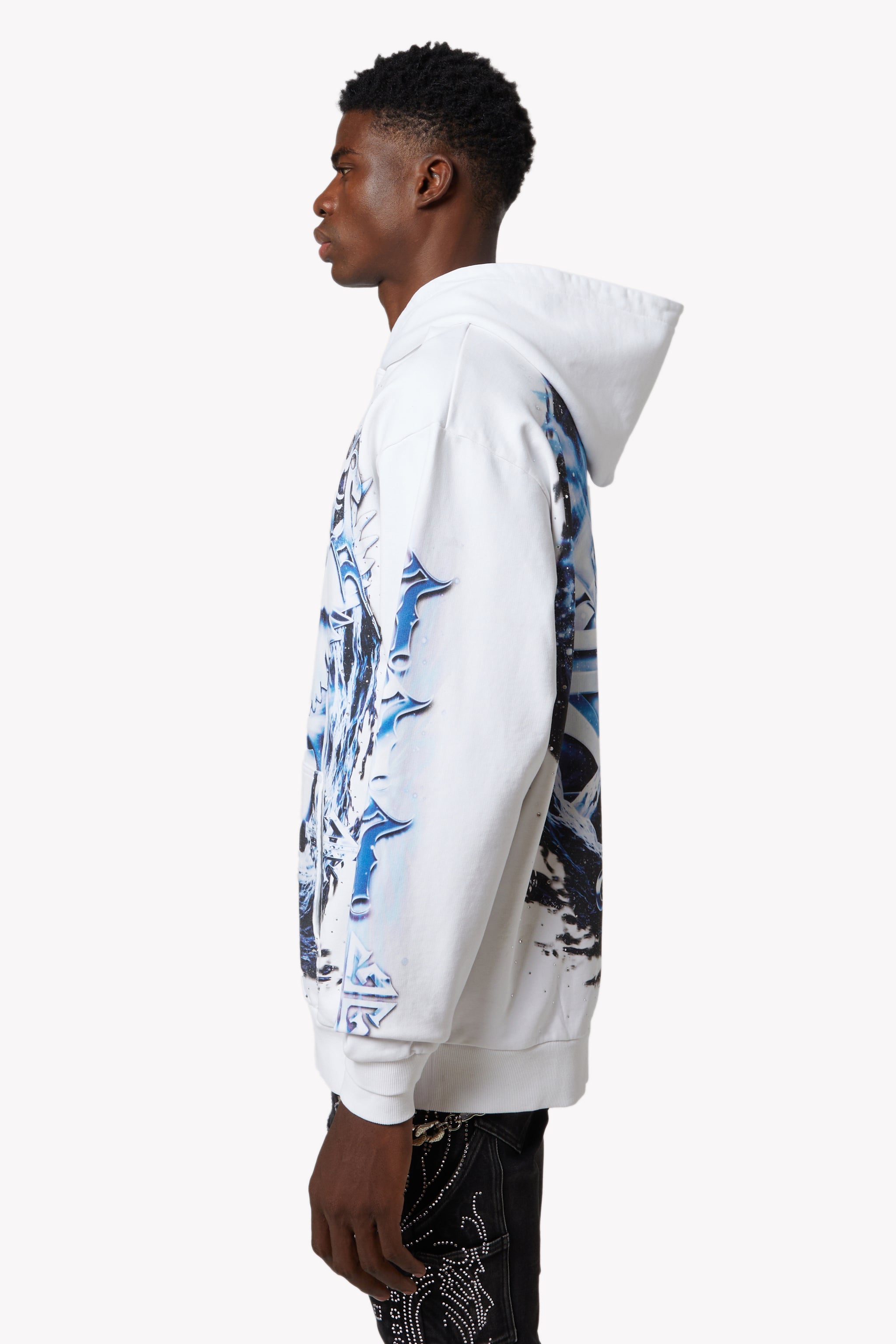 White Heavens Vault Hoodie V1