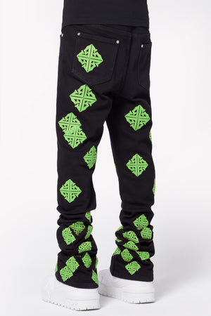 Slime Icon Stacked Denim