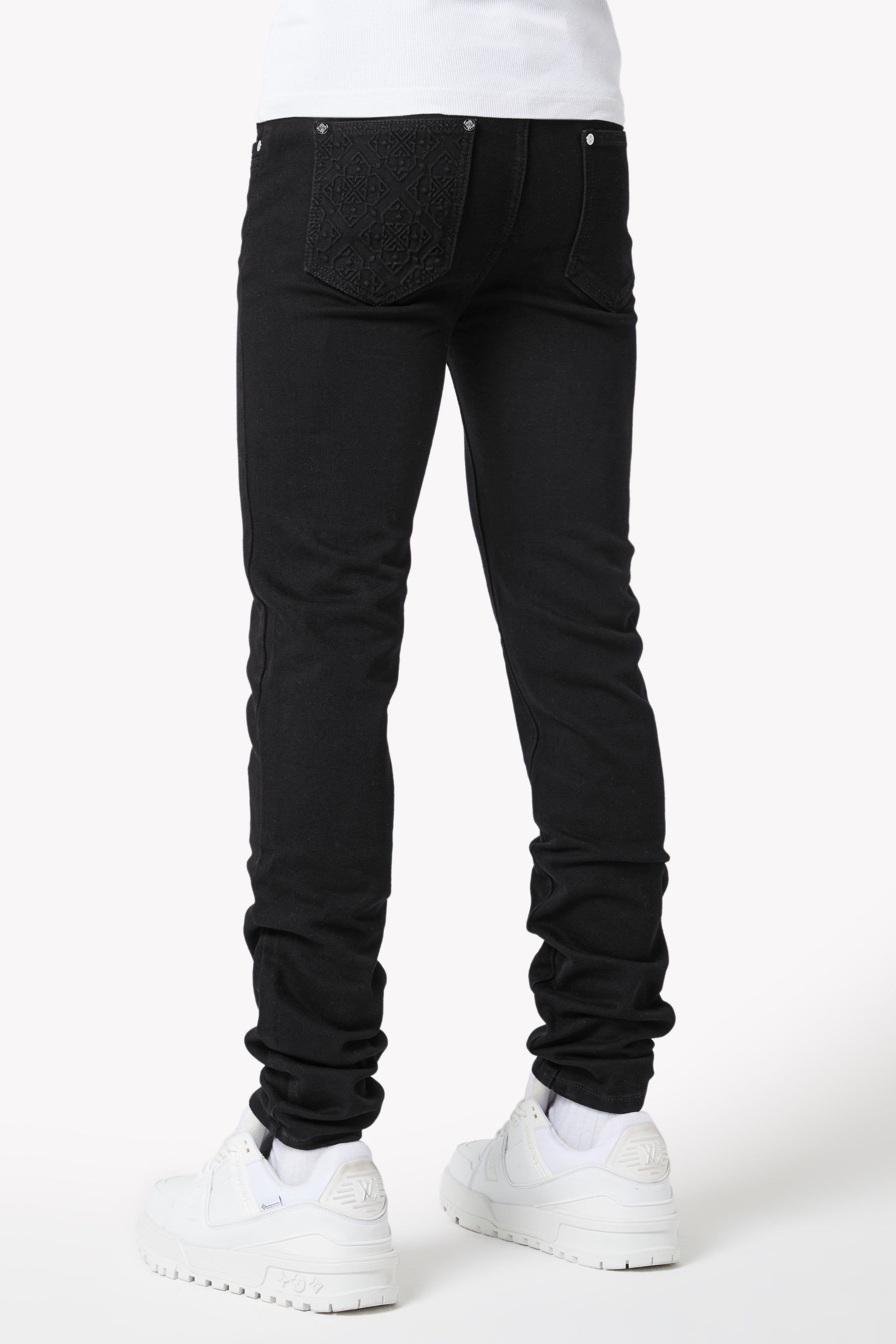 Obsidian Black Basics Regular Denim