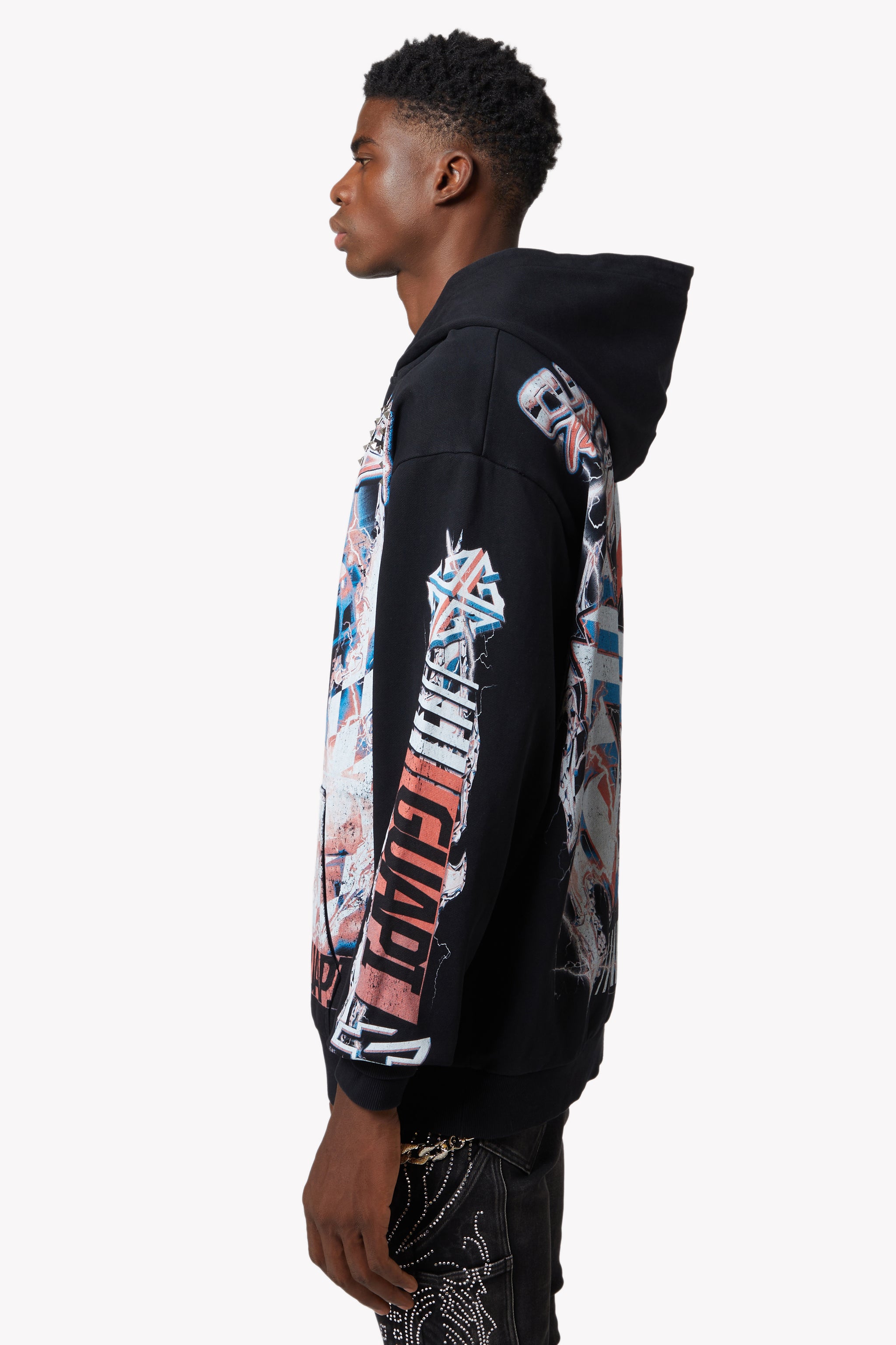 Black Nitro Drift Hoodie V1