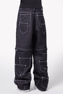 <tc>ジェイドブラックコンバーチブルダイスパンツ</tc>
