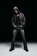 Obsidian Black Uzi Denim