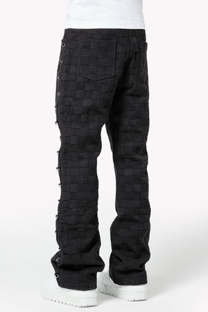 Obsidian Black Braided Pant