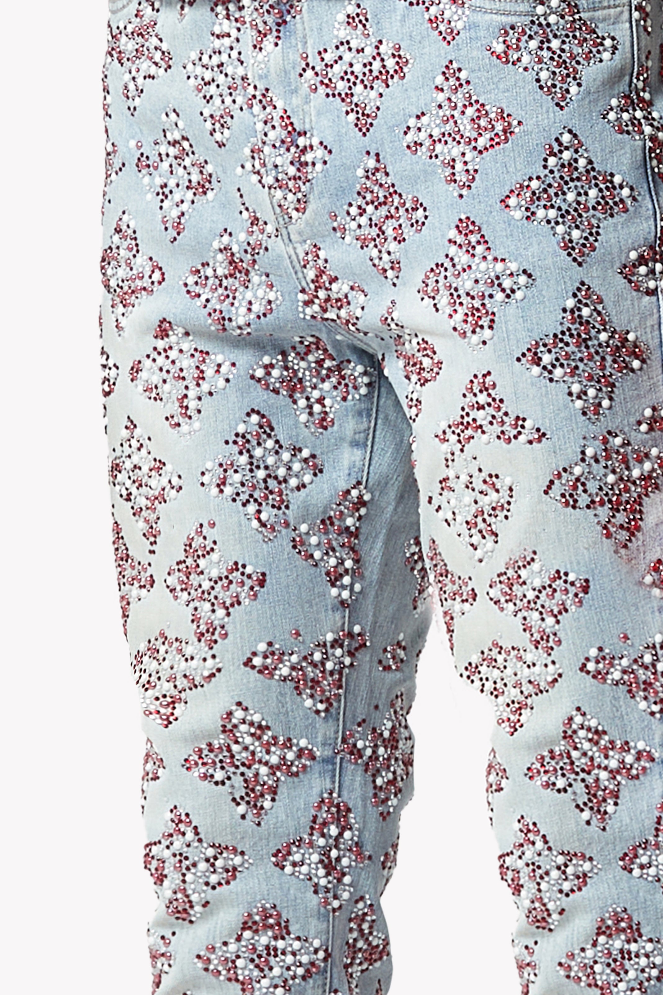 GUAPI/グアピ/Aqua Blue Embellished Denim V3 Aqua Blue Embellished Denim V3 – GUAPI CLOTHING FZ-LLC