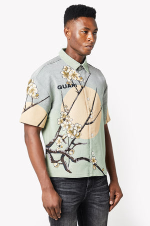White Lilac Tapestry Shirt