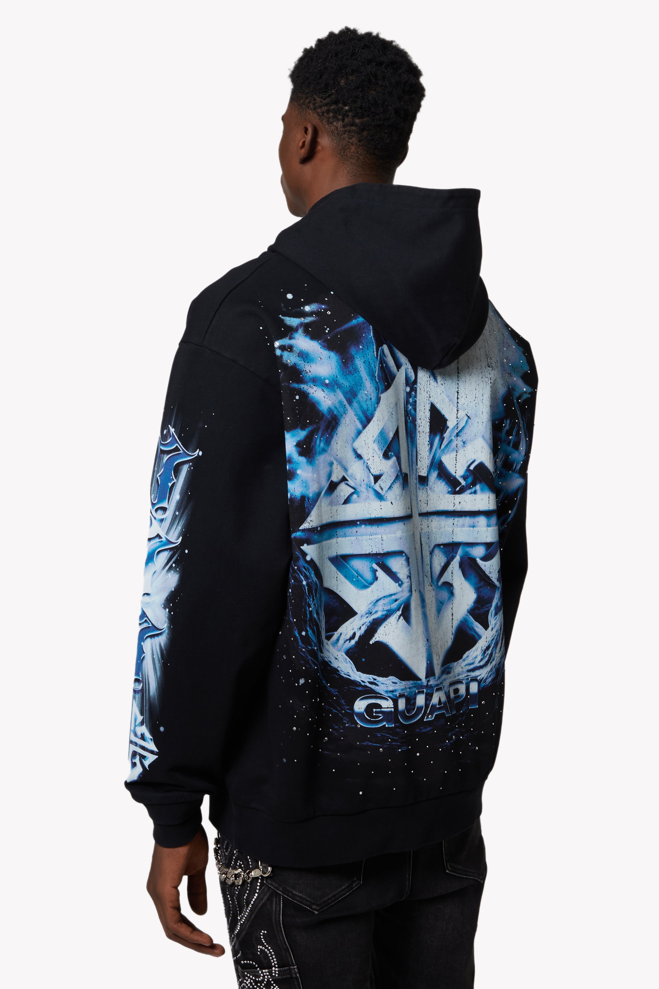 Black Heavens Vault Hoodie V1 – GUAPI CLOTHING FZ-LLC
