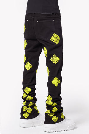 Cyber Icon Stacked Denim