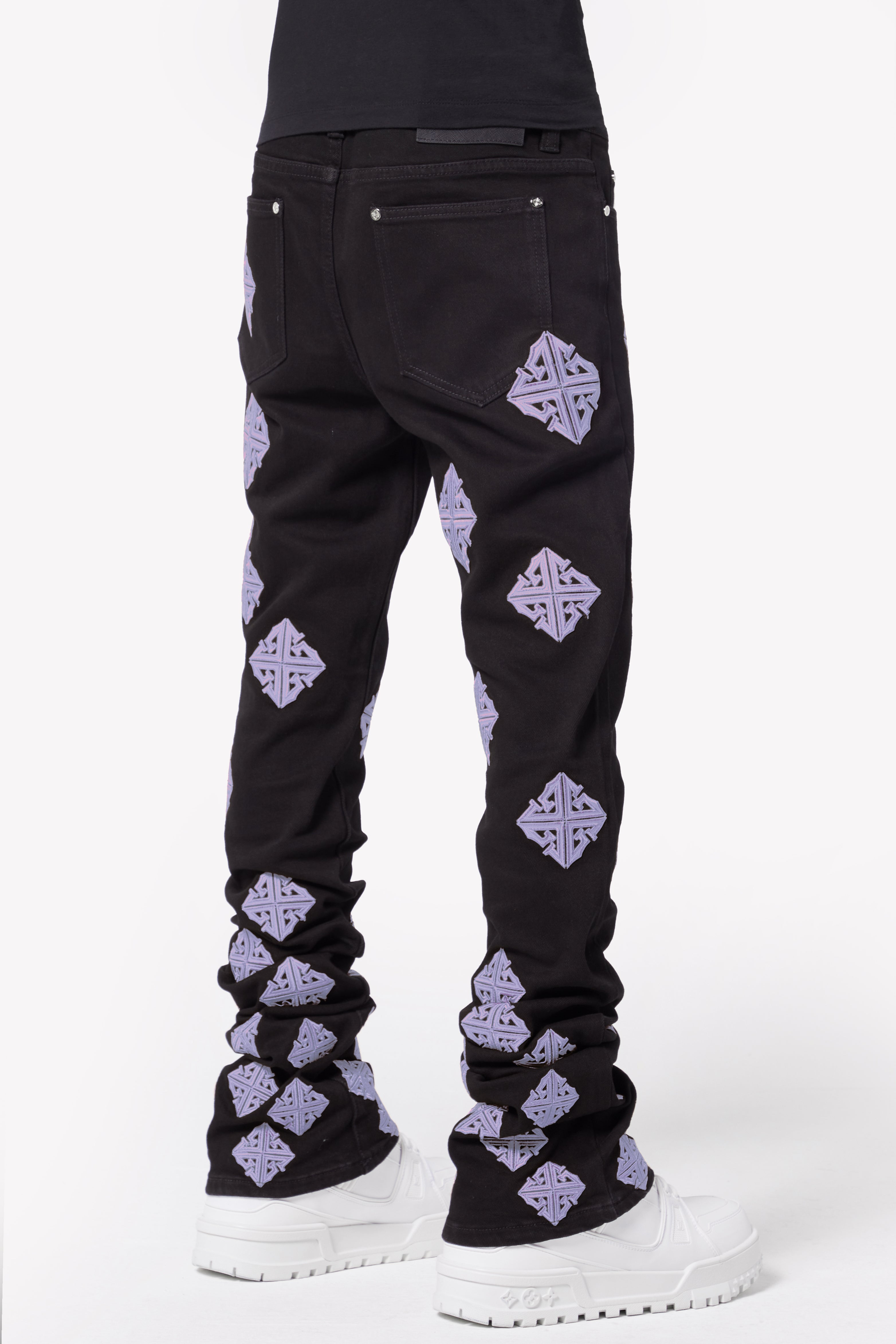 Lavender Icon Stacked Denim – Guapi Clothing