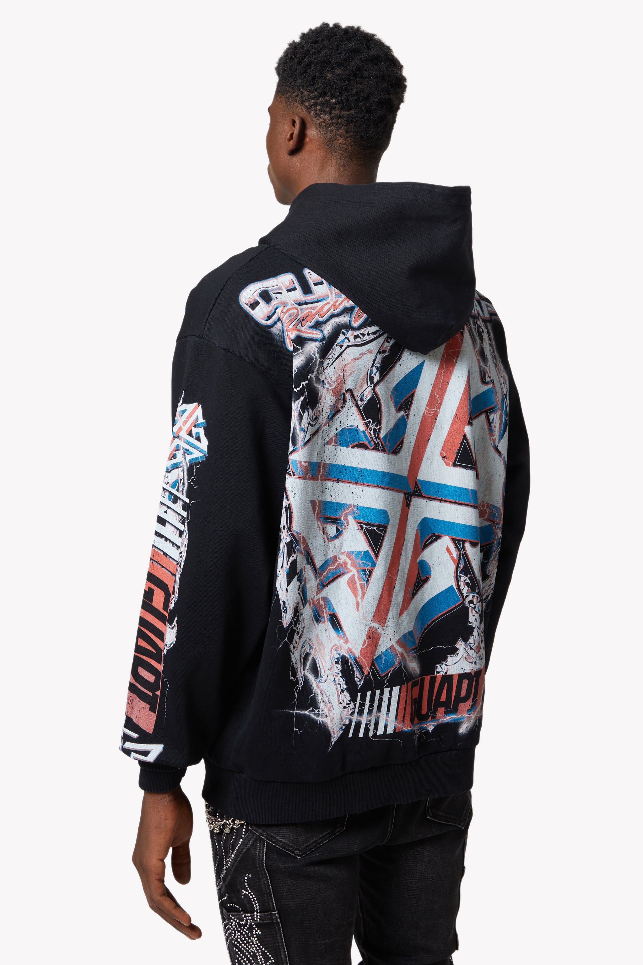 Black Nitro Drift Hoodie V1