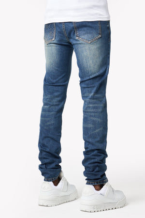 Royal Blue Basics Regular Denim