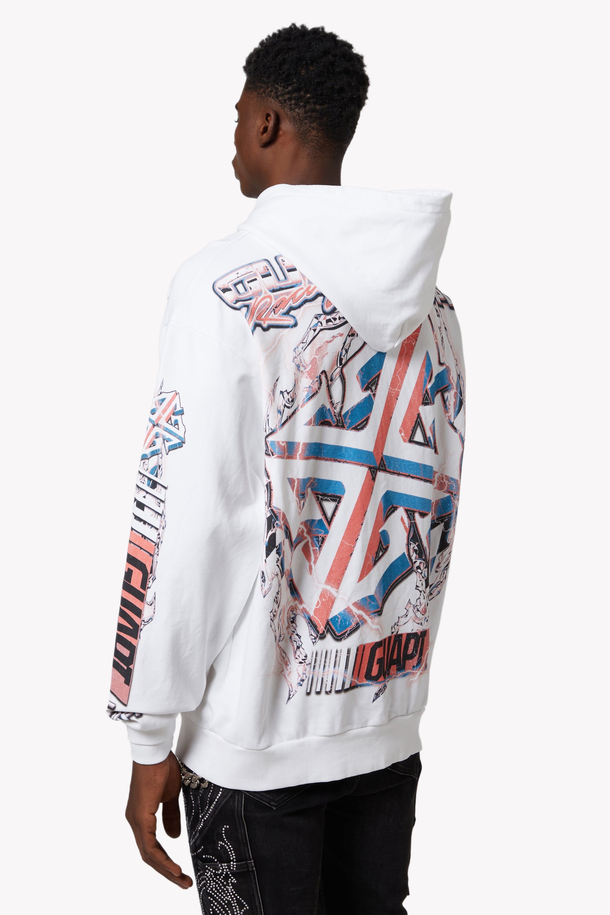 ホワイトニトロドリフトパーカーV1