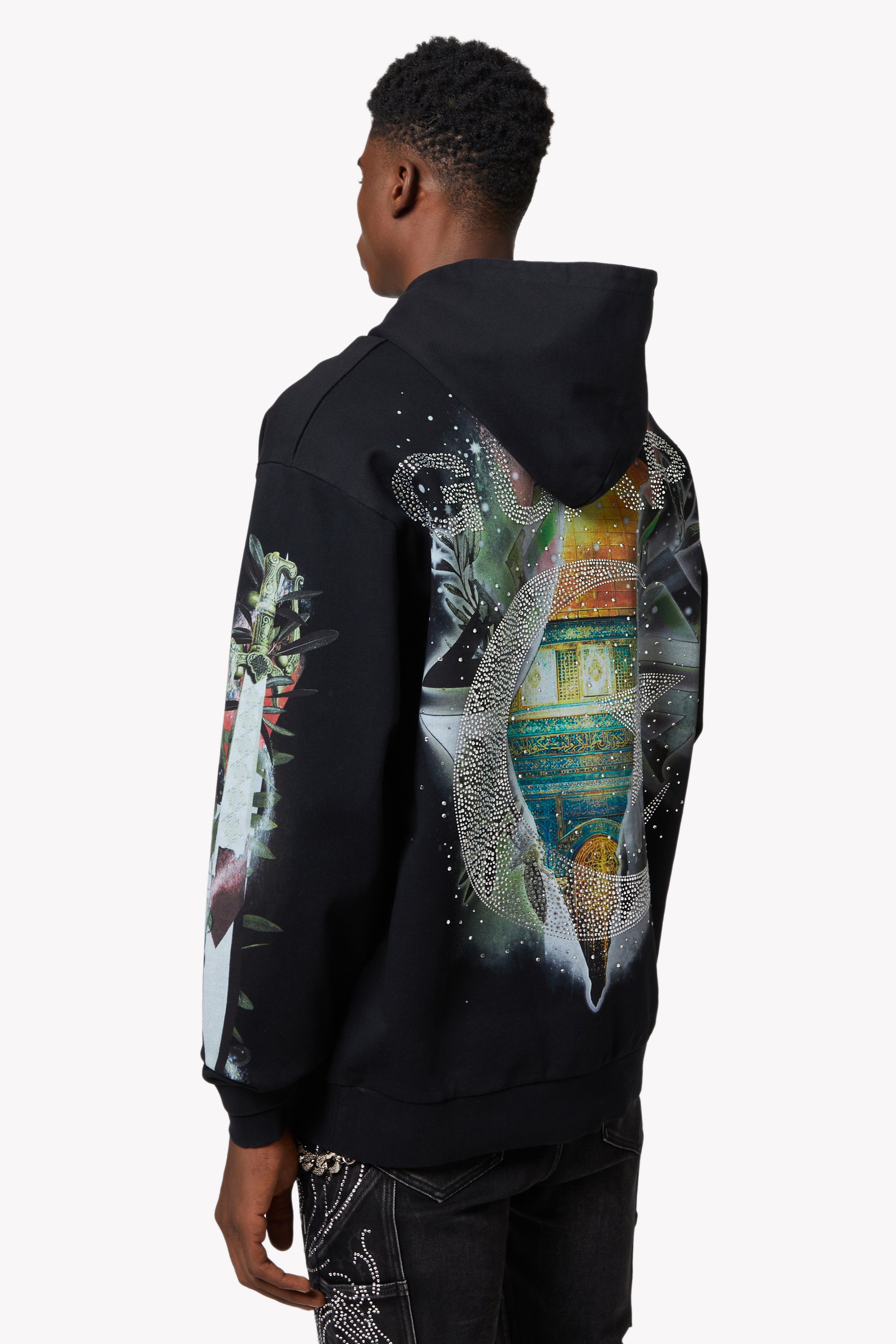 Black Free Palestine Hoodie