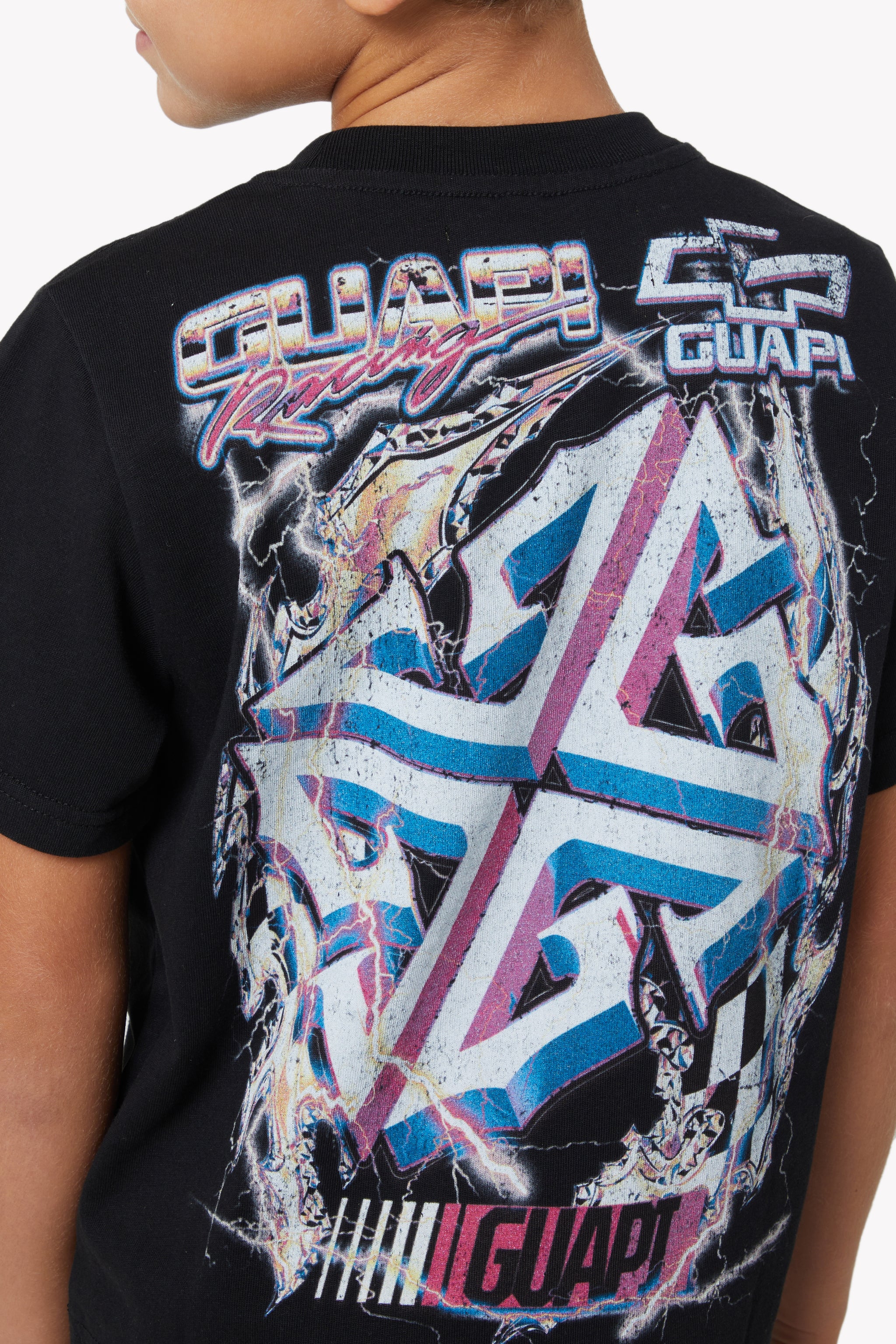 Black Nitro Drift Kids Tee