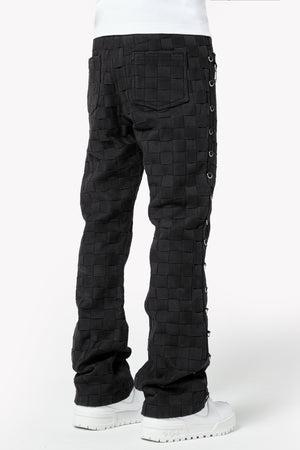 Obsidian Black Braided Pant