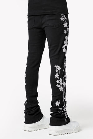 Obsidian Black Blossom Denim V2