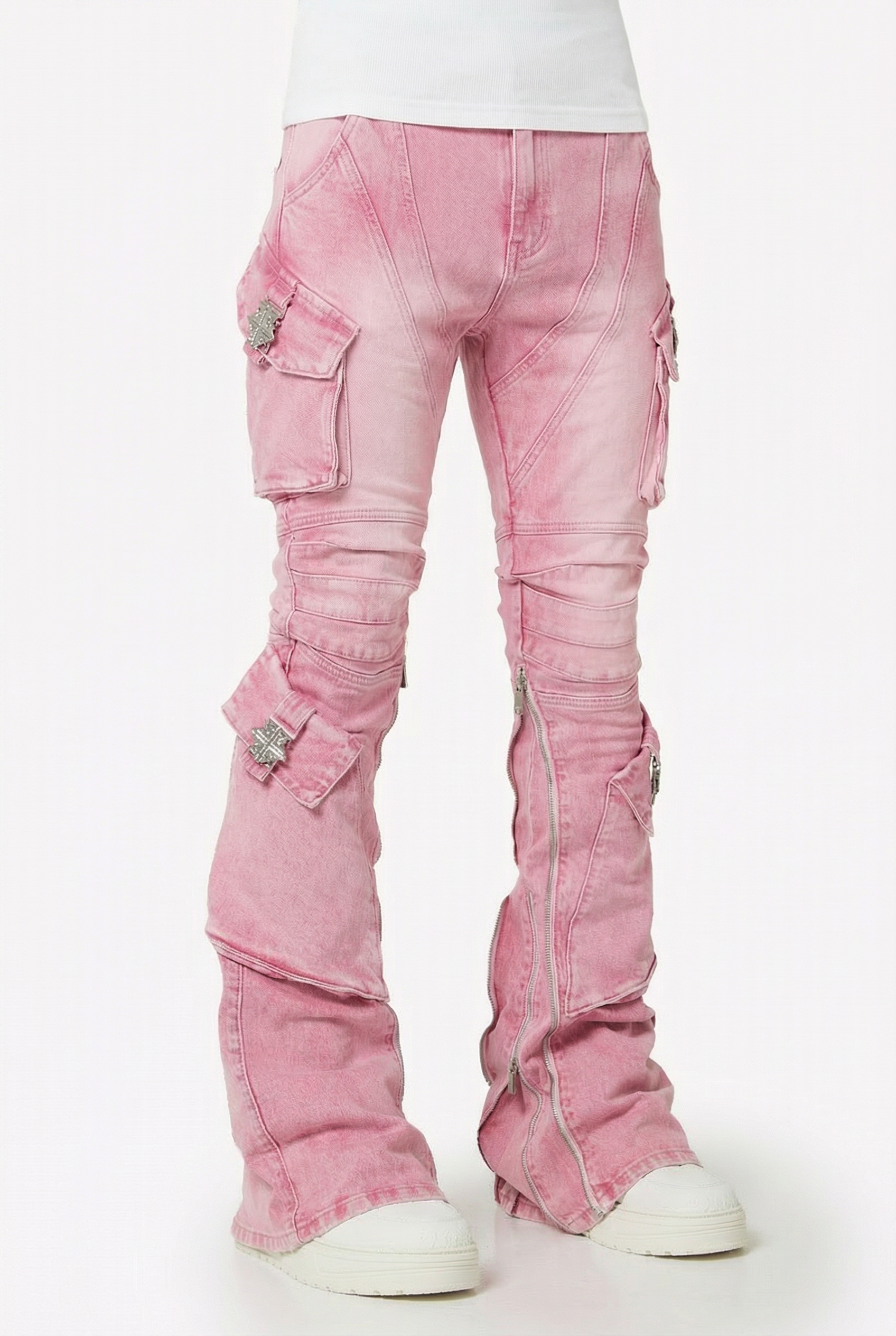 パンツ Guapi Stacked Denim French Rose French Rose Basics Stacked Denim - Guapi Clothing