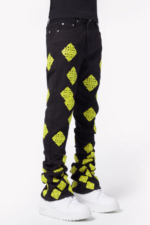 Cyber Icon Stacked Denim