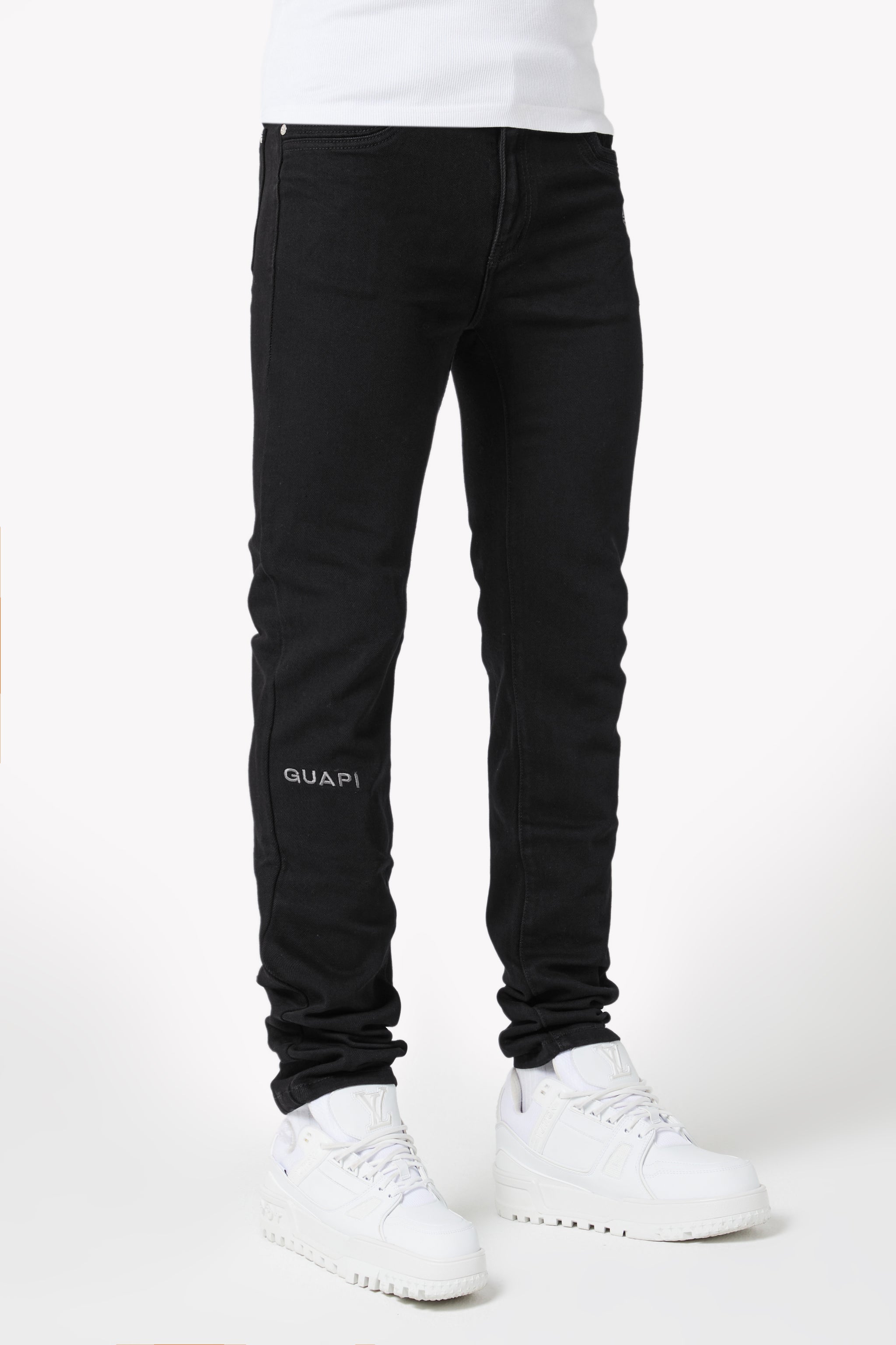 Obsidian Black Basics Regular Denim