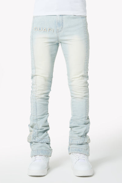 【Guapi】ヴィンテージブルーピアスデニムV2 Guapi】ヴィンテージブルーピアスデニムV2 ヴィンテージブルーピアス