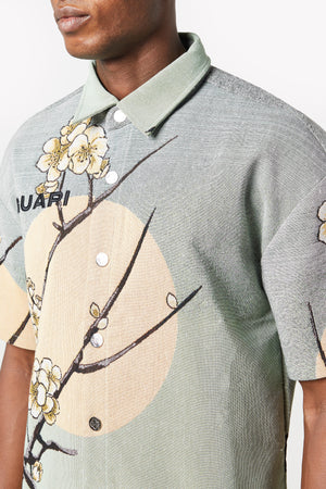 White Lilac Tapestry Shirt