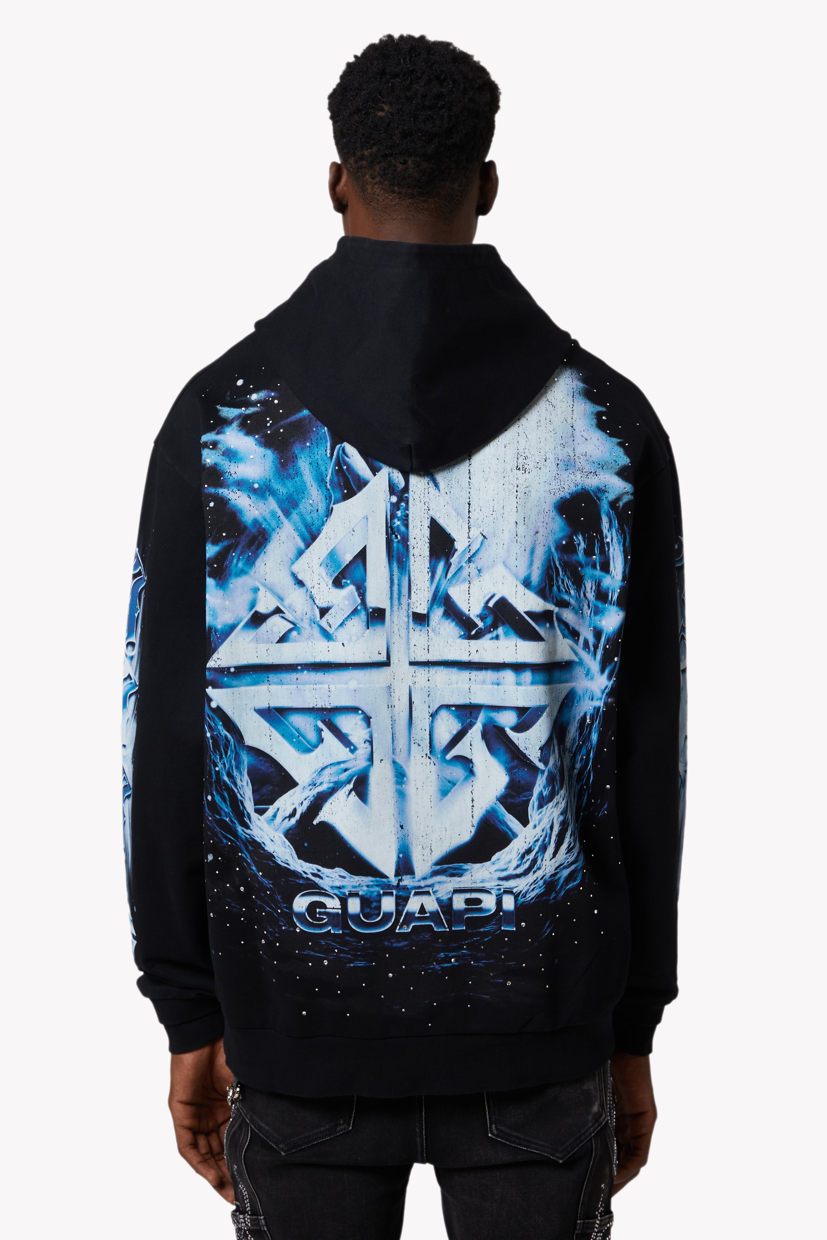 Black Heavens Vault Hoodie V1 – GUAPI CLOTHING FZ-LLC