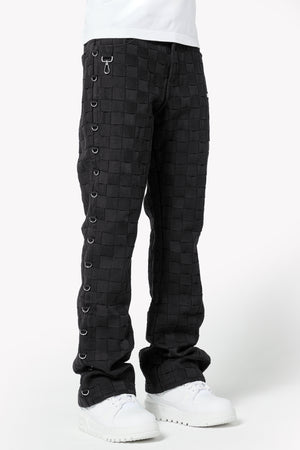 Obsidian Black Braided Pant