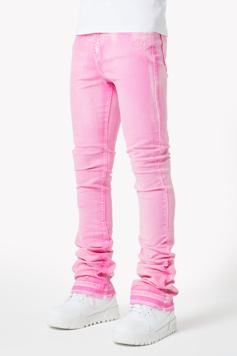 French Rose Basics Stacked Denim