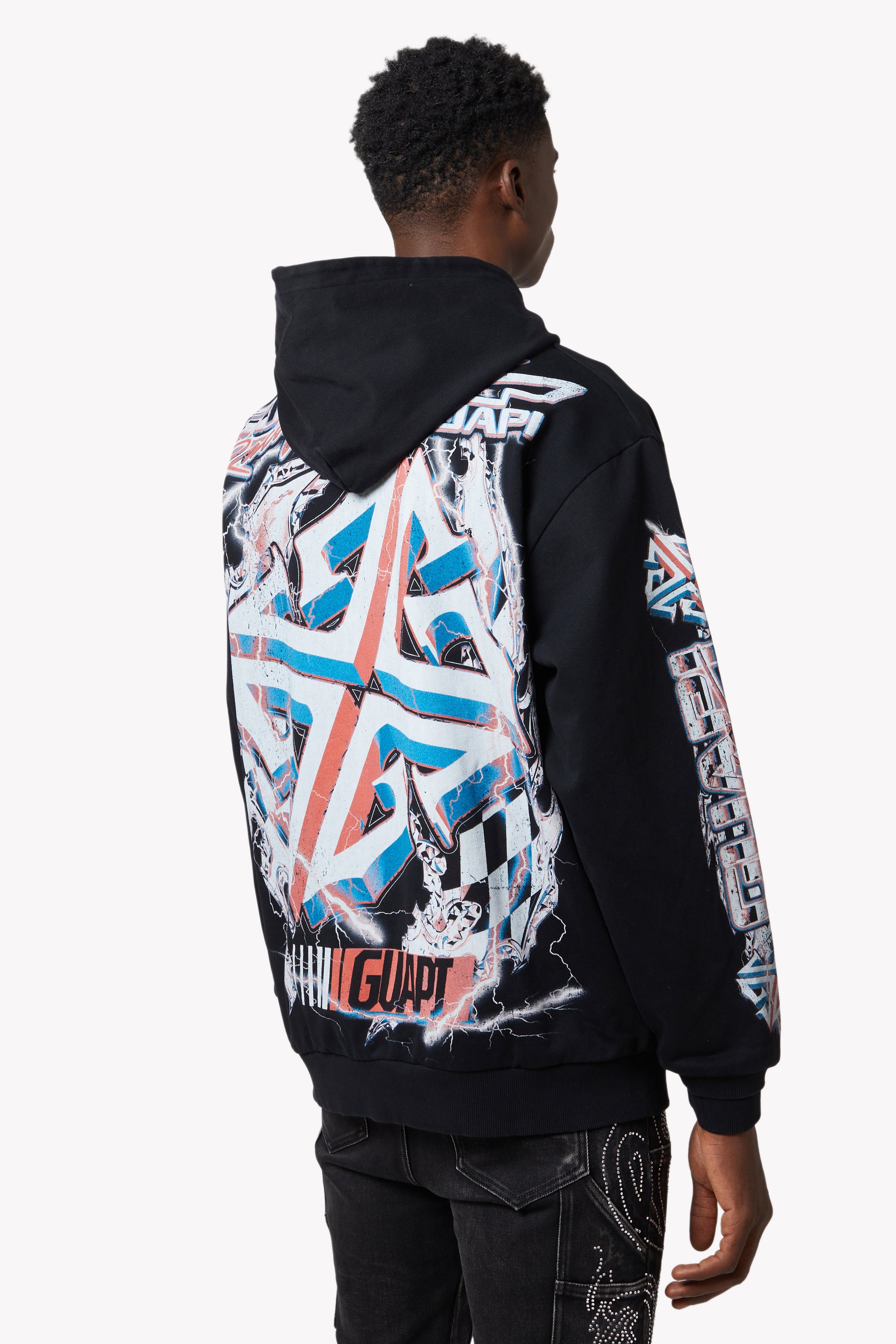 Black Nitro Drift Hoodie V1