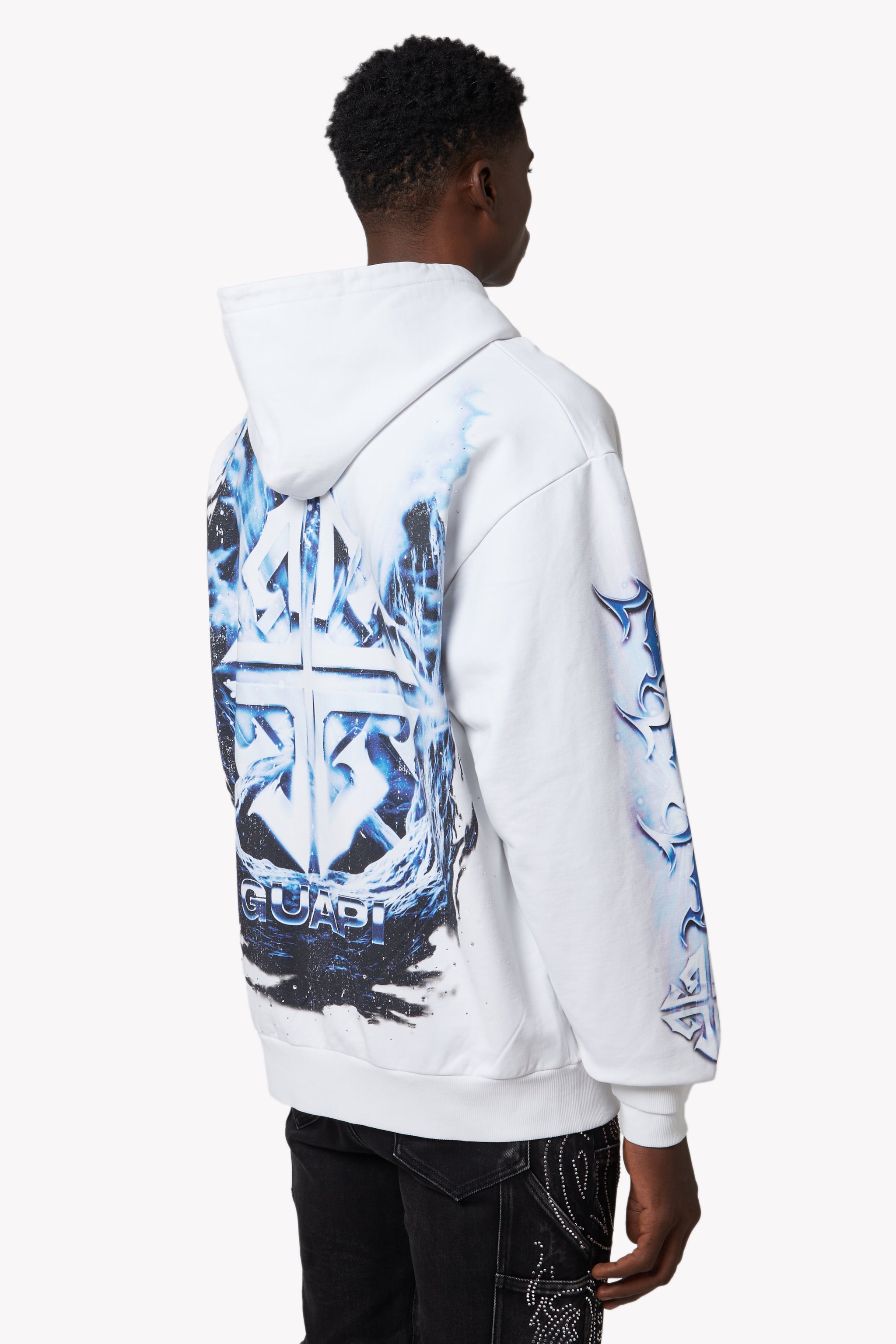White Heavens Vault Hoodie V1