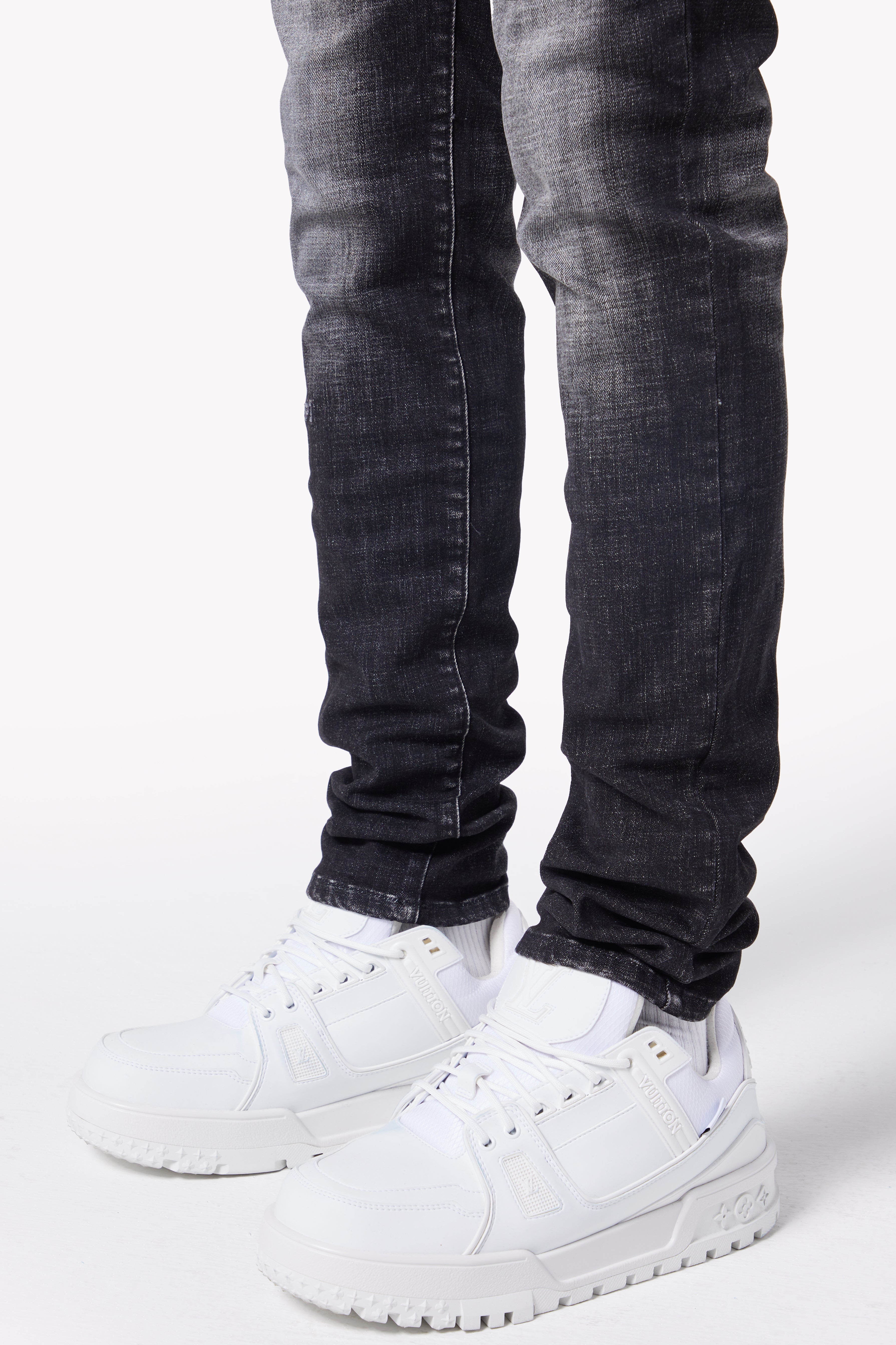 メンズ GUAPI IRON GREY CARGO DENIM 42