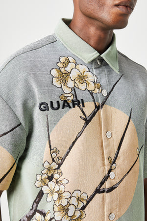 White Lilac Tapestry Shirt