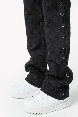 Obsidian Black Braided Pant