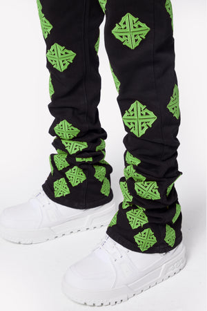 Slime Icon Stacked Denim