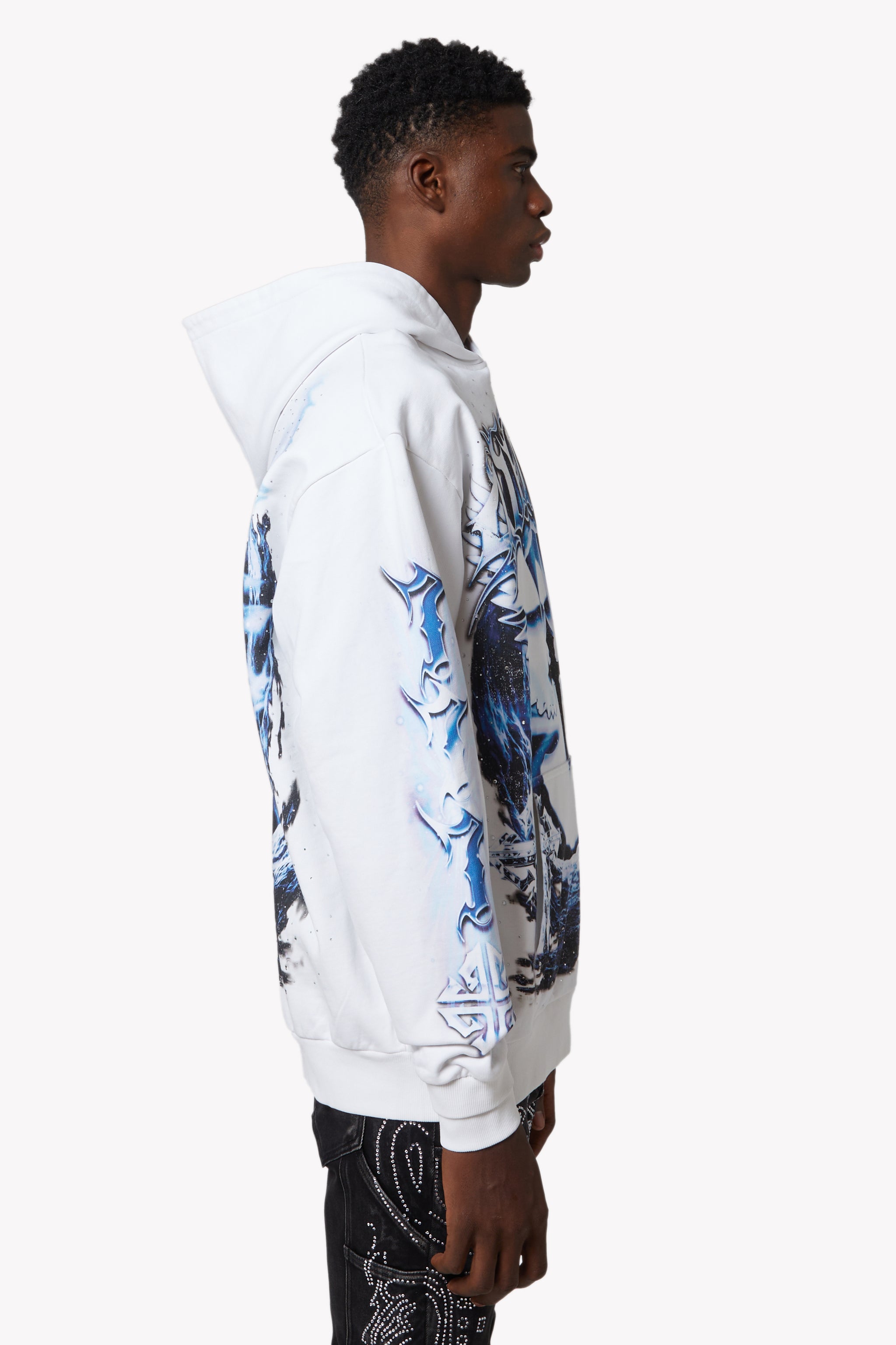 White Heavens Vault Hoodie V1