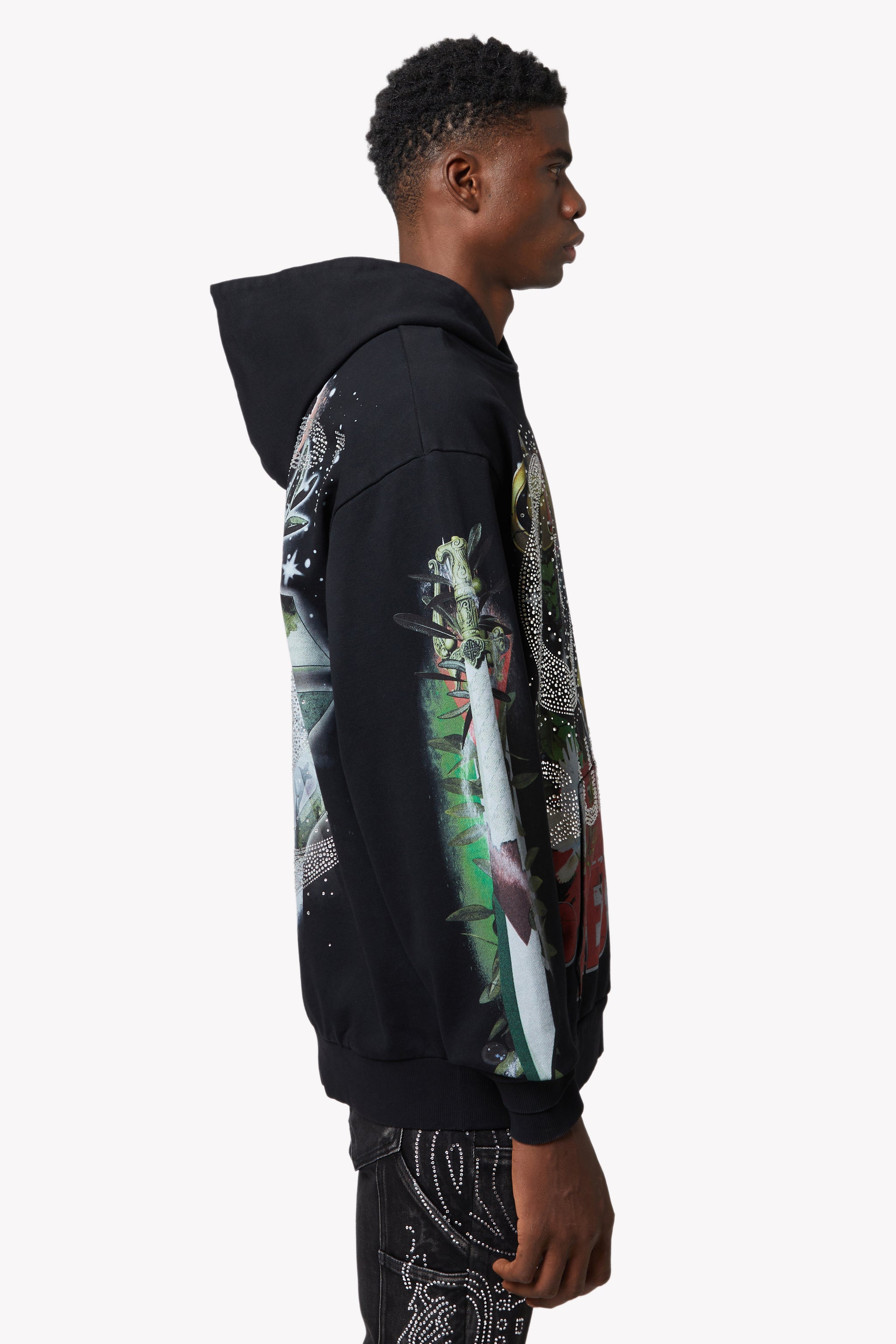 Black Free Palestine Hoodie