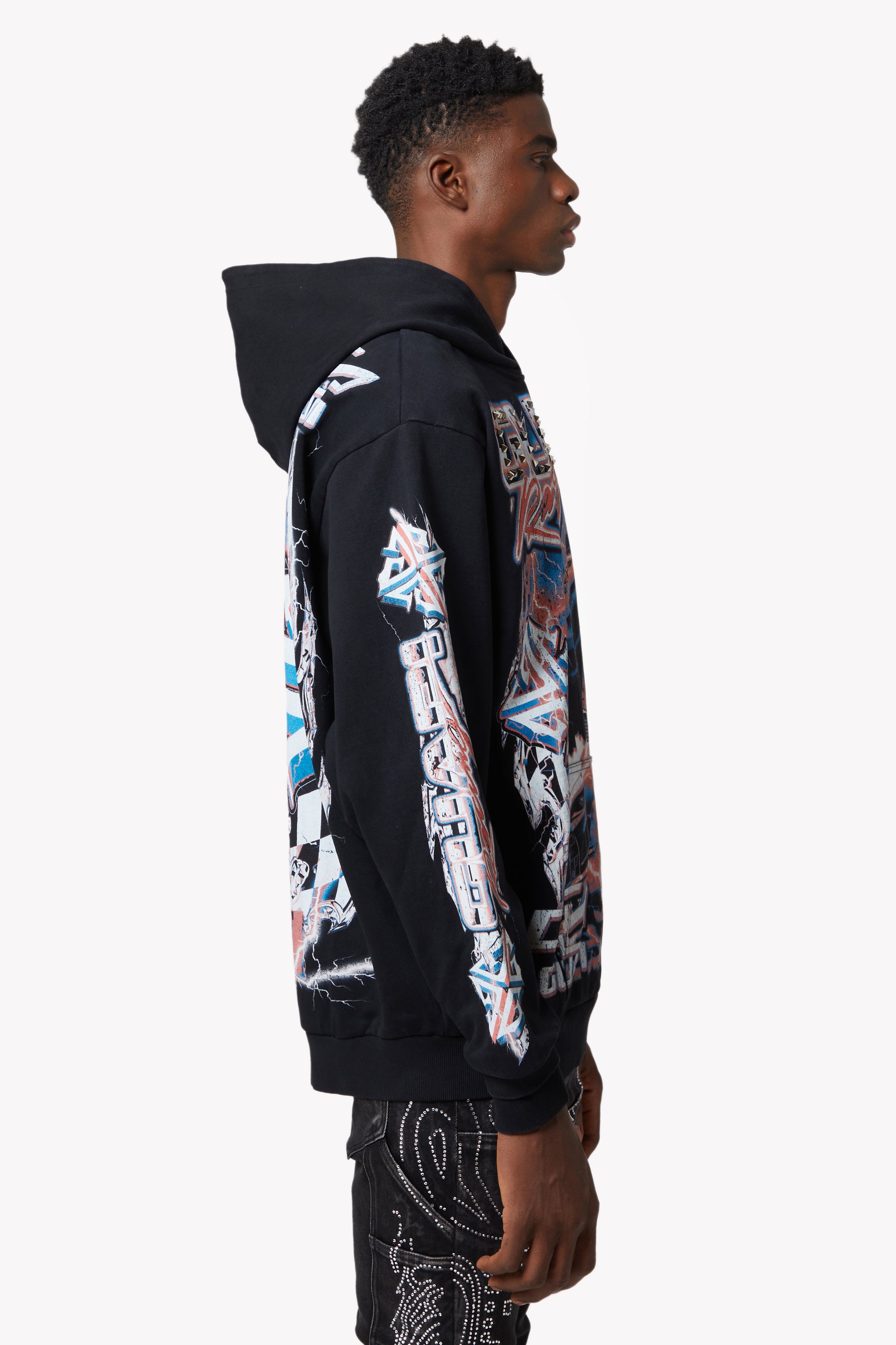 Black Nitro Drift Hoodie V1
