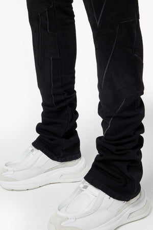 All Black Stars Denim