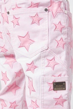 French Rose Stars Regular Denim