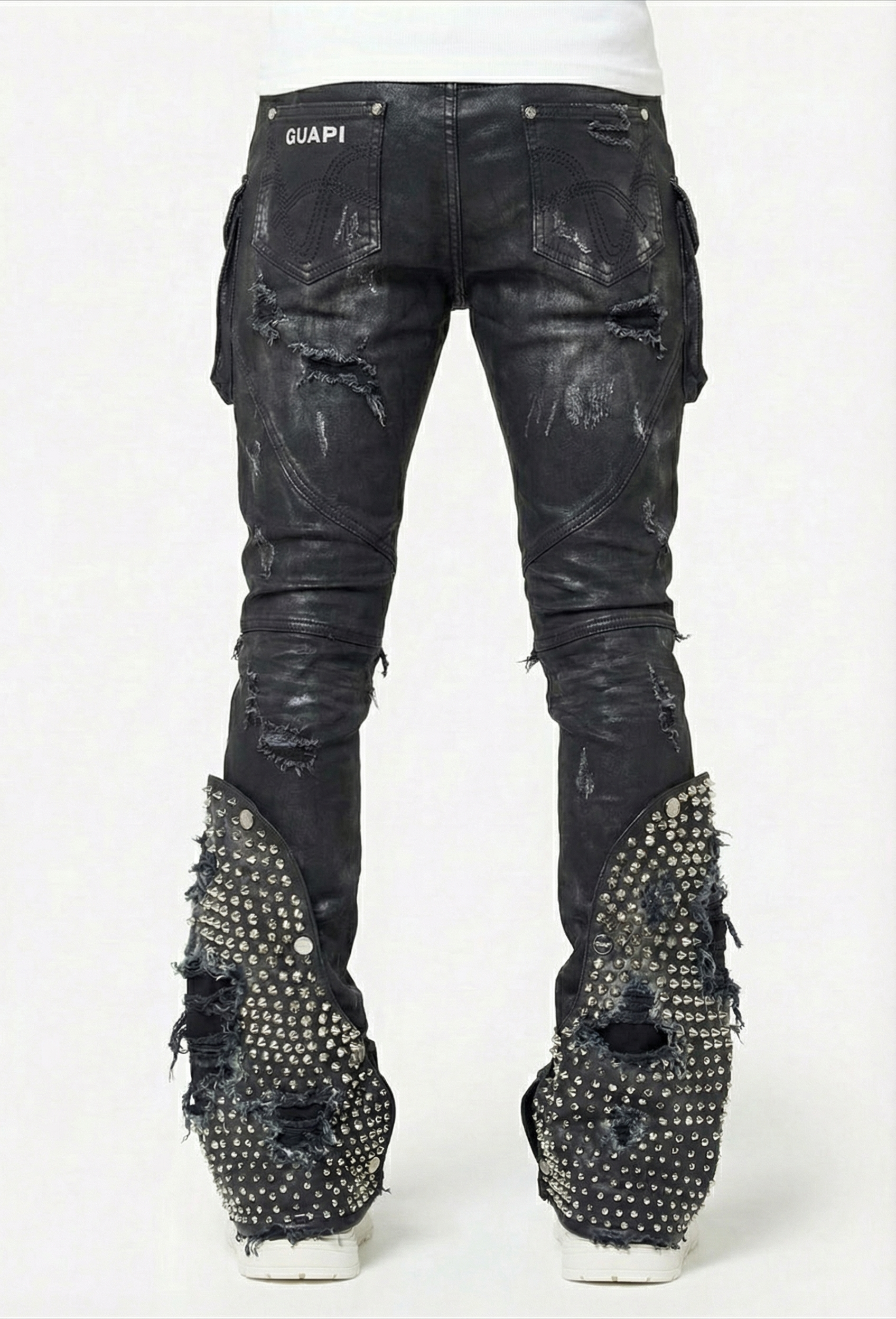 Black Coffin Arc Waxed Denim – GUAPI CLOTHING FZ-LLC Black Coffin Arc Waxed Denim – GUAPI CLOTHING FZ-LLC