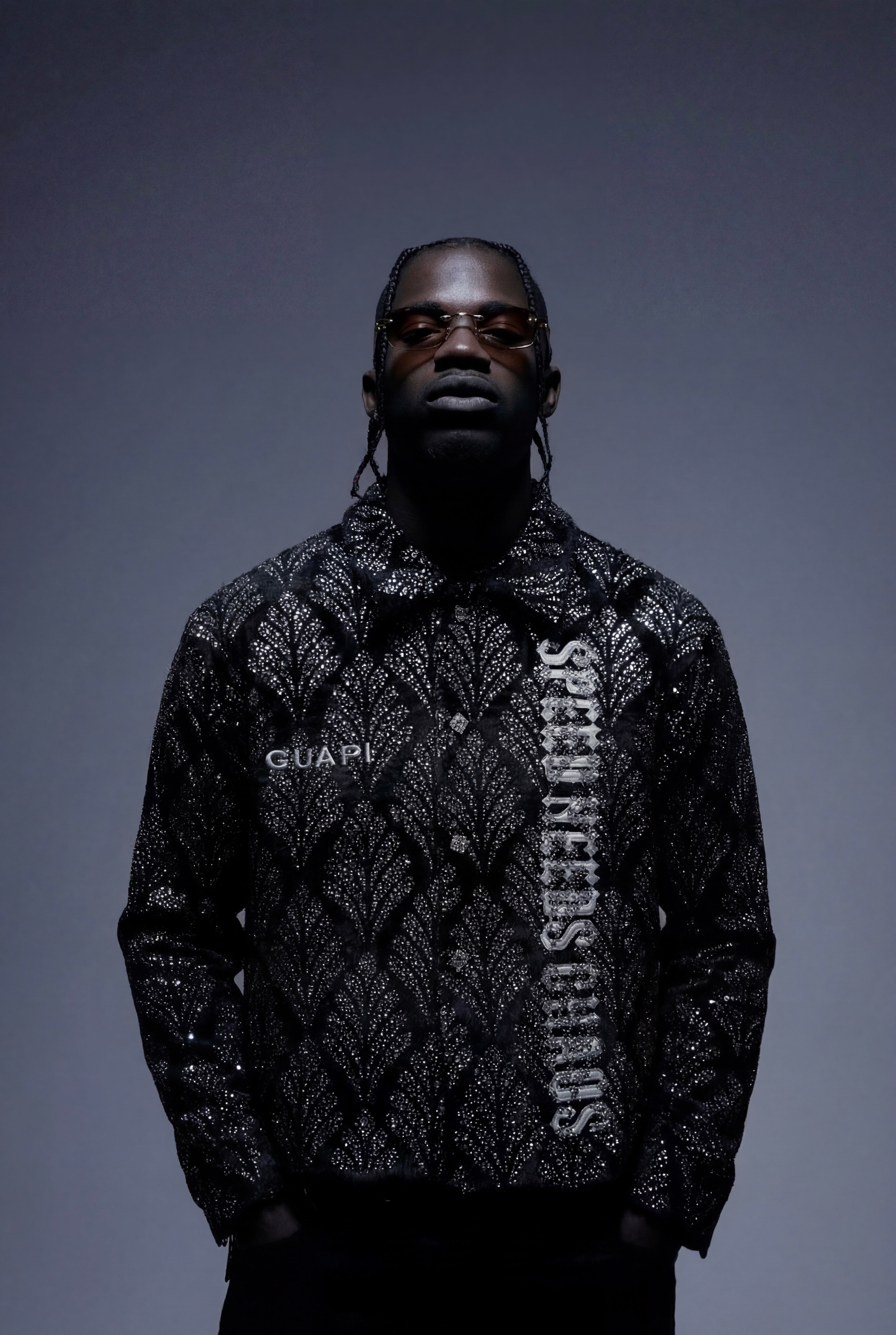 Obsidian Black Embelished Shirt – GUAPI CLOTHING FZ-LLC