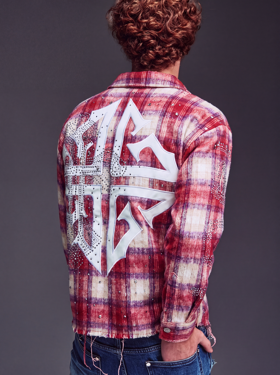 Vintage Red Plaid Shirt