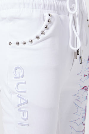 Ghost White Conquer Sweat Pants