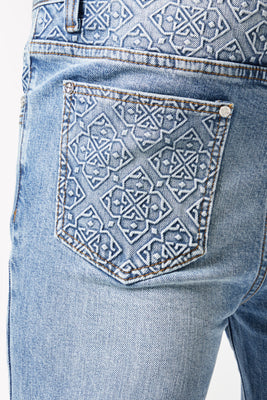 パシフィッブルーベーシックスタックデニム - Guapi Clothing