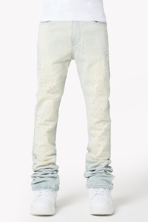 Vintage Blue Starry Sky Denim