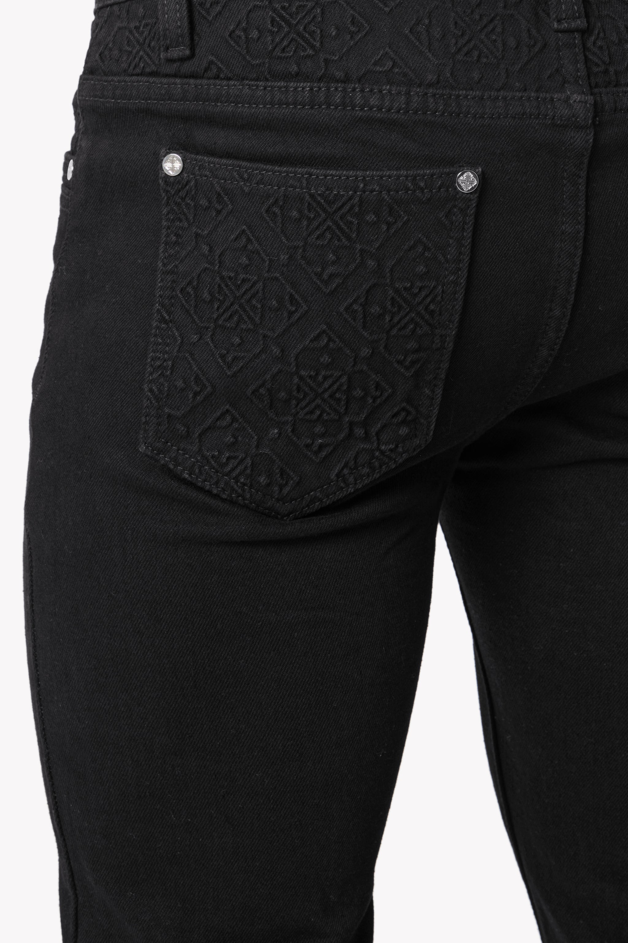 Obsidian Black Basics Regular Denim