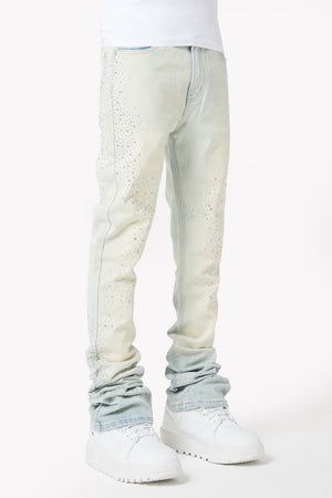 Vintage Blue Starry Sky Denim