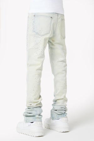 Vintage Blue Starry Sky Denim