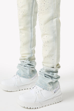 Vintage Blue Starry Sky Denim