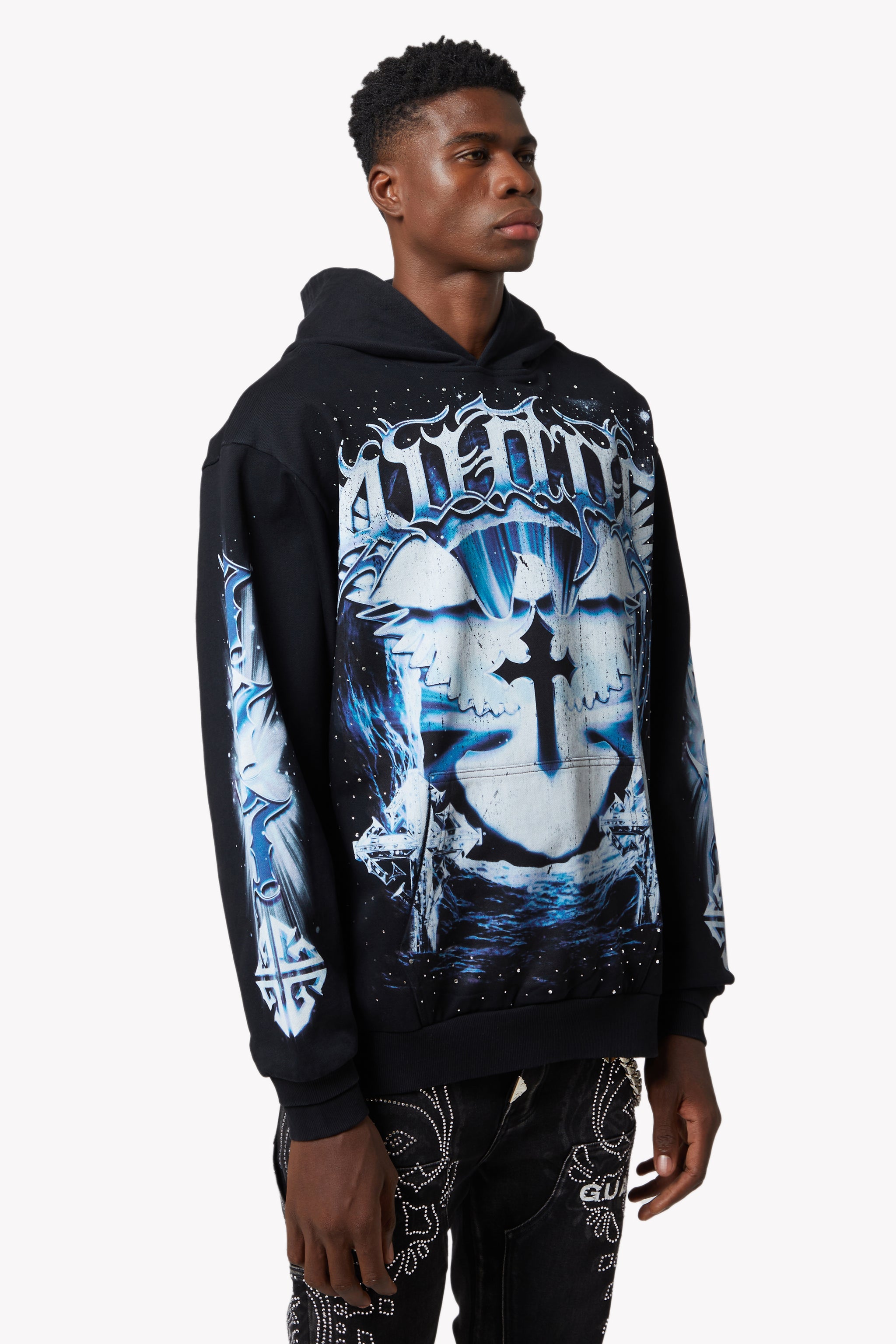 Black Heavens Vault Hoodie V1